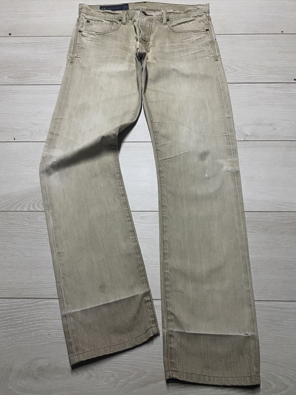 Armani Exchange Vintage Armani Exchange Slim fit Jeans Size US 33 - 1 Thumbnail