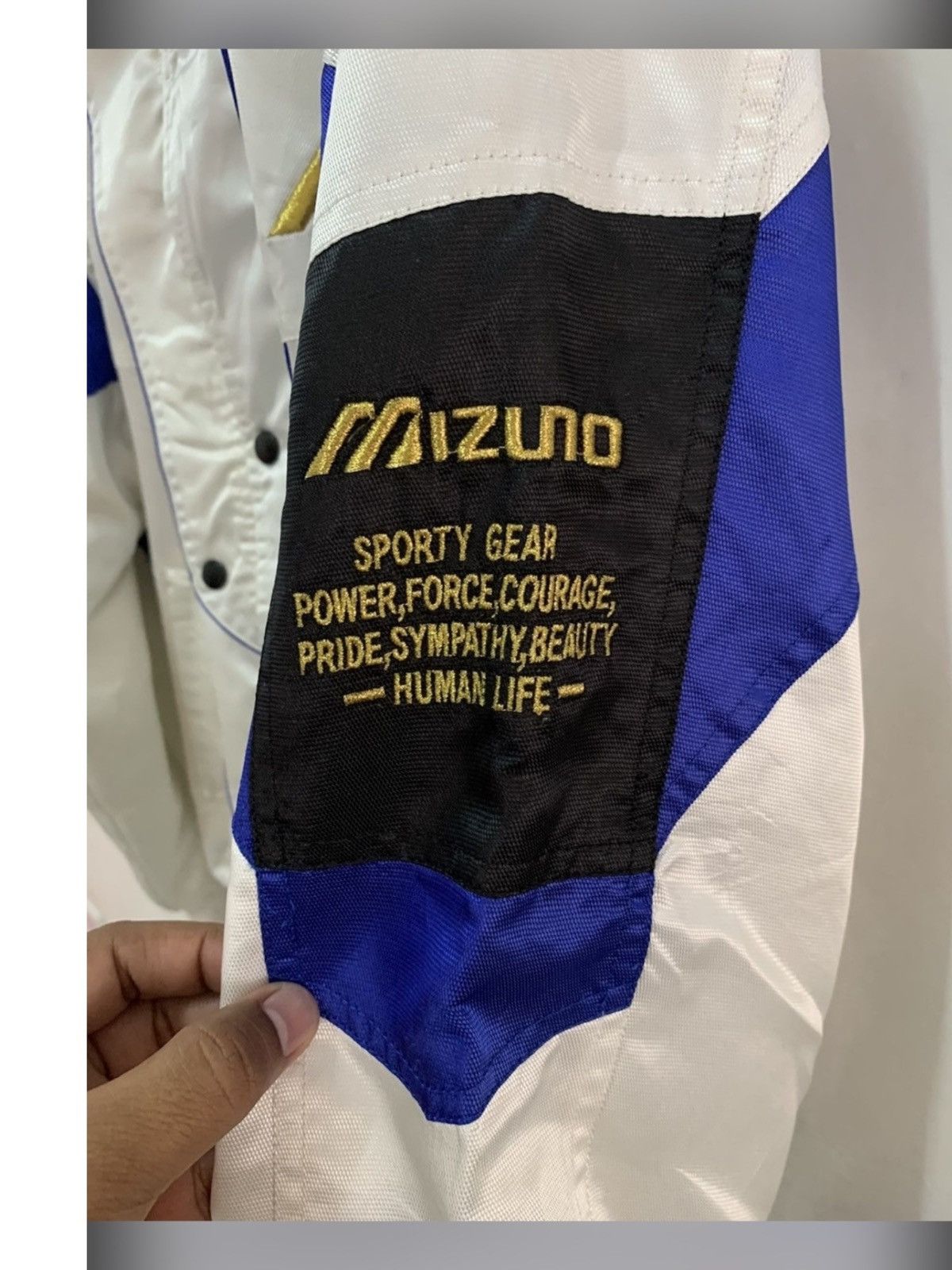 Mizuno Vintage Mizuno Tennis Collection Windbreaker Jacket Size US XL / EU 56 / 4 - 7 Thumbnail