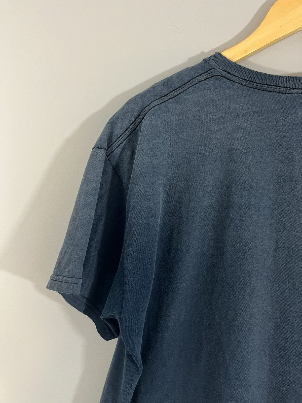Other Thrashed Sun Faded Distressed Navy Tee Size US L / EU 52-54 / 3 - 12 Thumbnail
