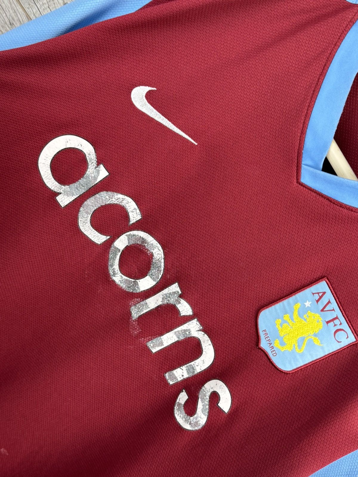 Other ASTON VILLA 2008/2009 HOME FOOTBALL SHIRT NIKE SOCCER JERSEY Size US XXL / EU 58 / 5 - 6 Thumbnail