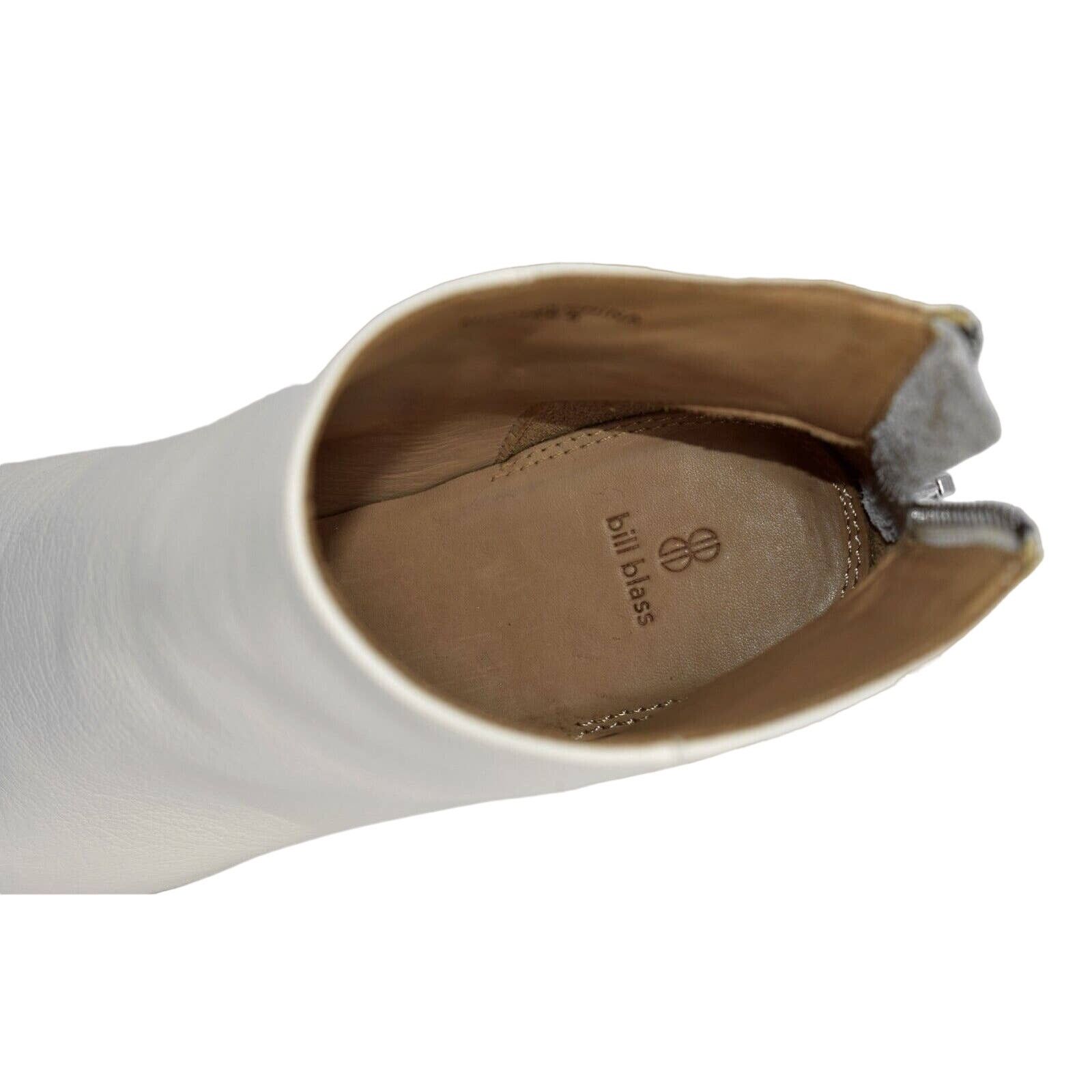 Bill Blass BILL BLASS Payton White Goat Leather Bootie Shoes Sz 6 $228 Size US 6 / IT 36 - 5 Thumbnail