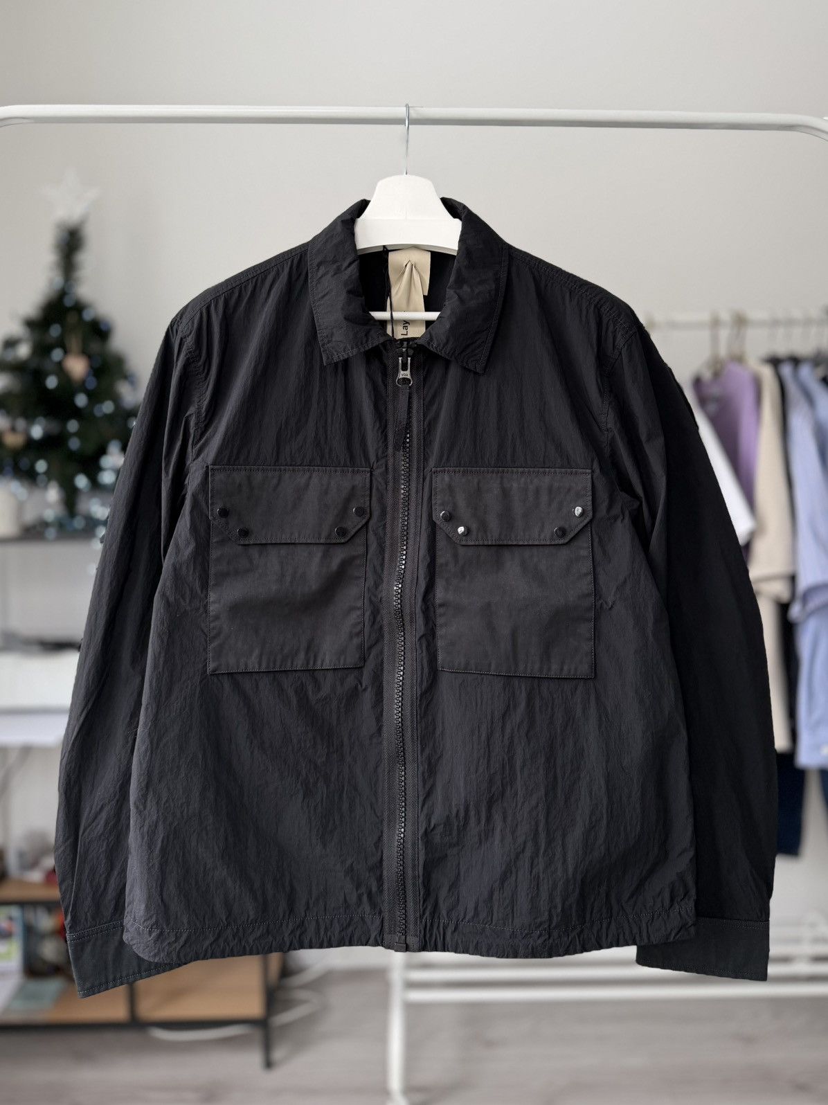 Ten C overshirt jacket M L kurtka luxury mid layer nylon