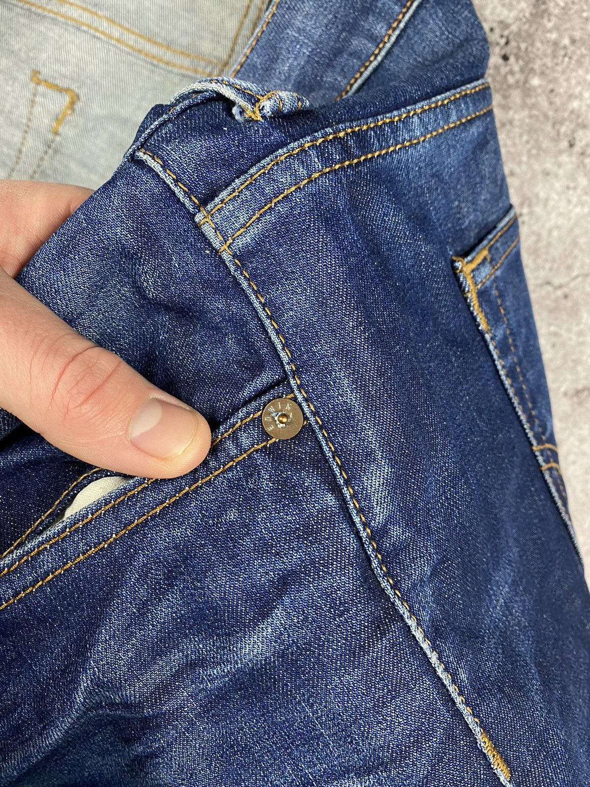 Edwin × Japanese Brand × Vintage vintage Edwin Junya Watanabe Selvage Japanesse denim jeans Size US 36 / EU 52 - 12 Thumbnail