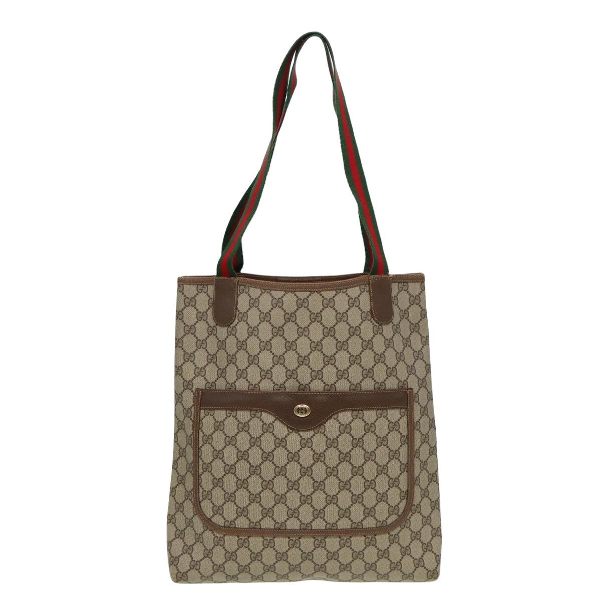 Gucci Gg Canvas Beige Canvas Tote Bag (Pre-Owned) Size ONE SIZE - 1 Thumbnail