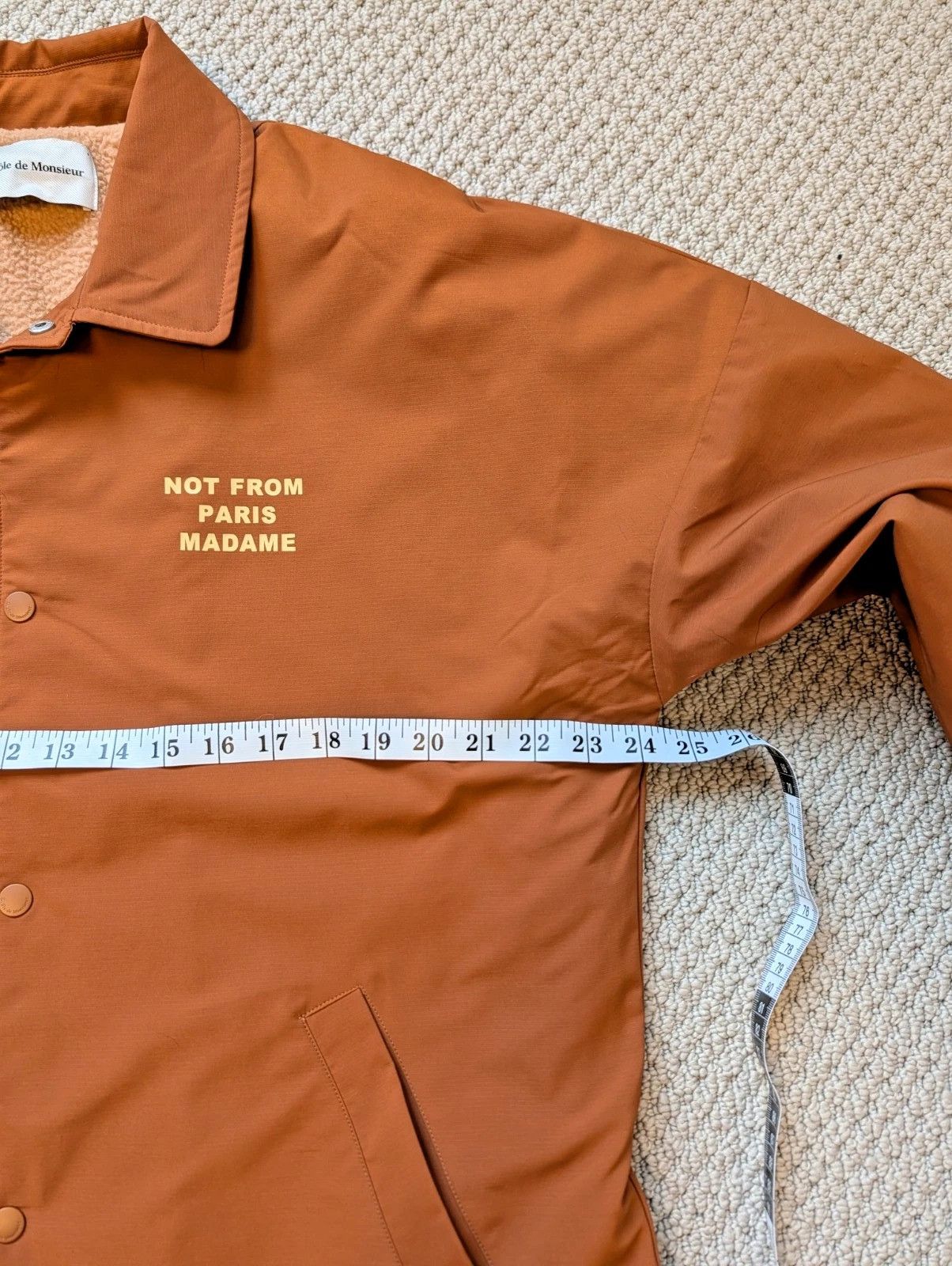 Drole De Monsieur La Veste Polaire NFPM Sherpa Jacket - Small - Paris Size US S / EU 44-46 / 1 - 13 Thumbnail