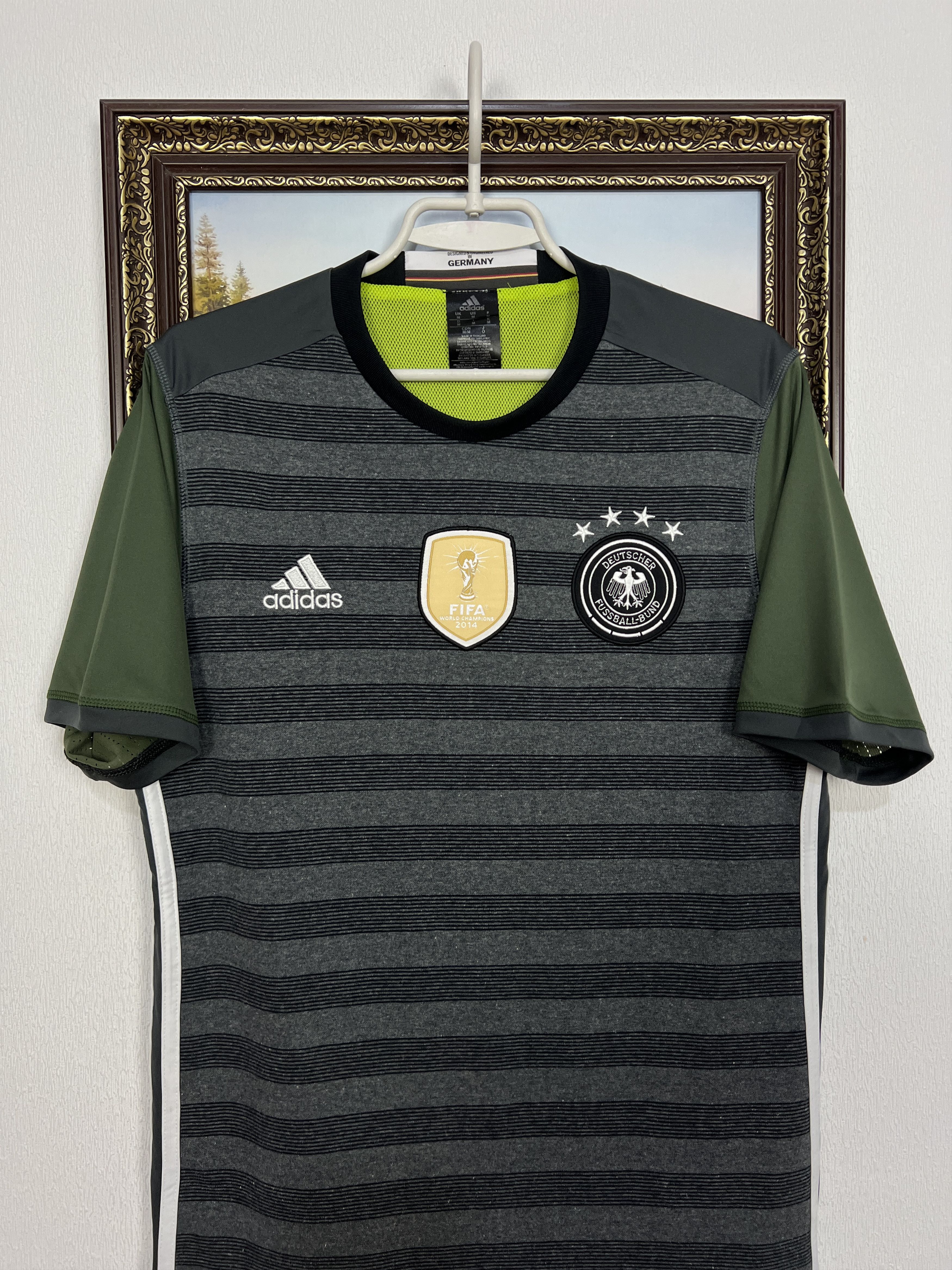 Adidas Germany Away football shirt Soccer Jersey Reversible Trikot Size US M / EU 48-50 / 2 - 2 Thumbnail