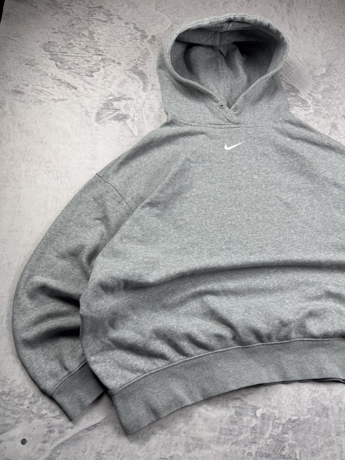 Nike × Vintage NIKE VINTAGE CENTER LOGO OVERSIZE BOXY HOODIE Size US XL / EU 56 / 4 - 2 Thumbnail