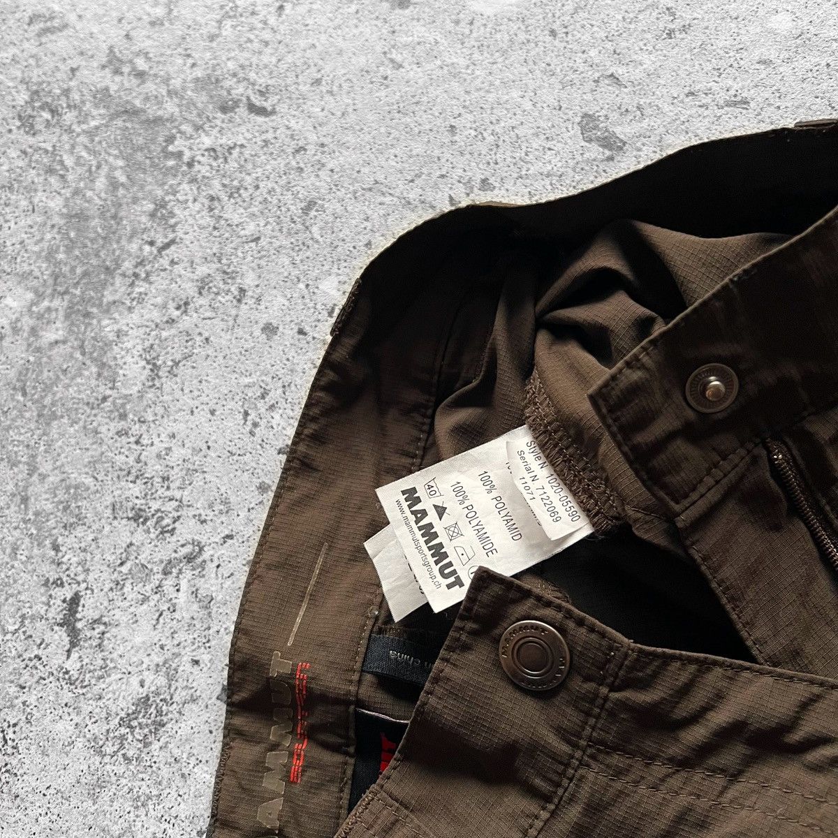 Mammut Mammut Brown Mountain Hiking Shorts Trekking 3/4 Trousers Size 26" / US 2 / IT 38 - 8 Thumbnail