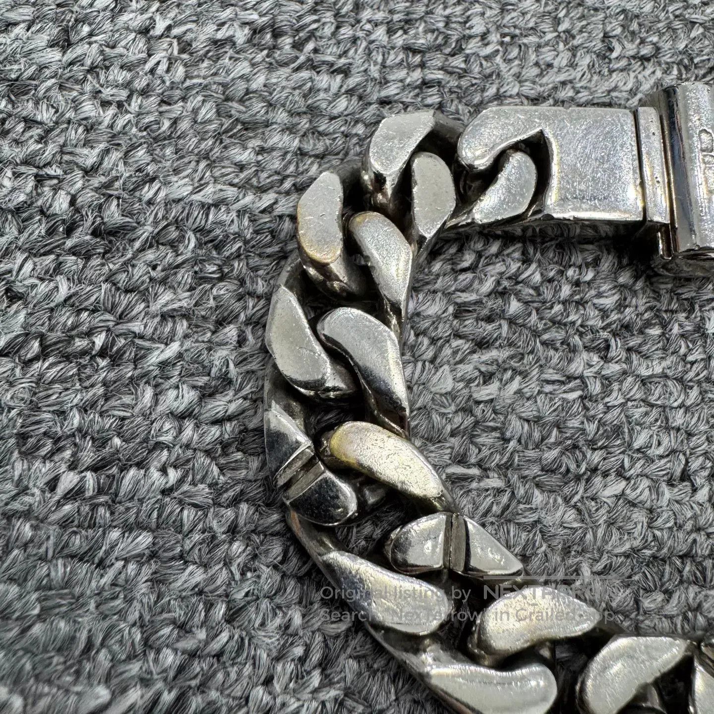 Louis Vuitton Louis Vuitton Silver Cuban Bracelet. Size ONE SIZE - 7 Thumbnail