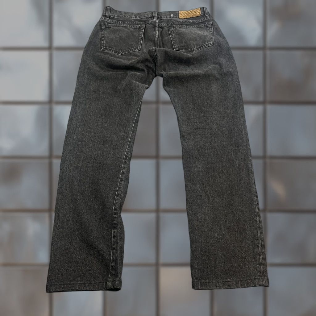 Our Legacy OUR LEGACY Jeans Regular Tapered 31 32 Dark Wash Black Fade Mens Denim 5-Pocket Pockets Button Closure Size 31 Regular Rise Mid Cotton Vintage No Size US 31 - 1 Thumbnail