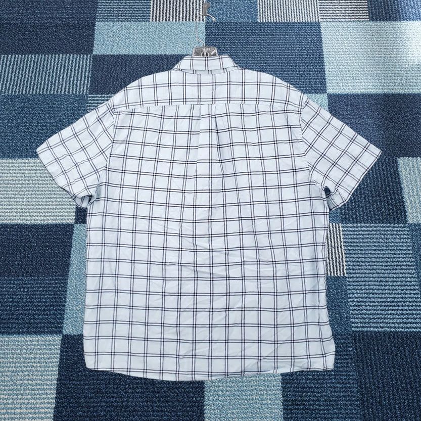 Vintage Rowm Button Down Shirt Mens XL Blue Short Sleeve Plaid Collared Size US XL / EU 56 / 4 - 1 Thumbnail