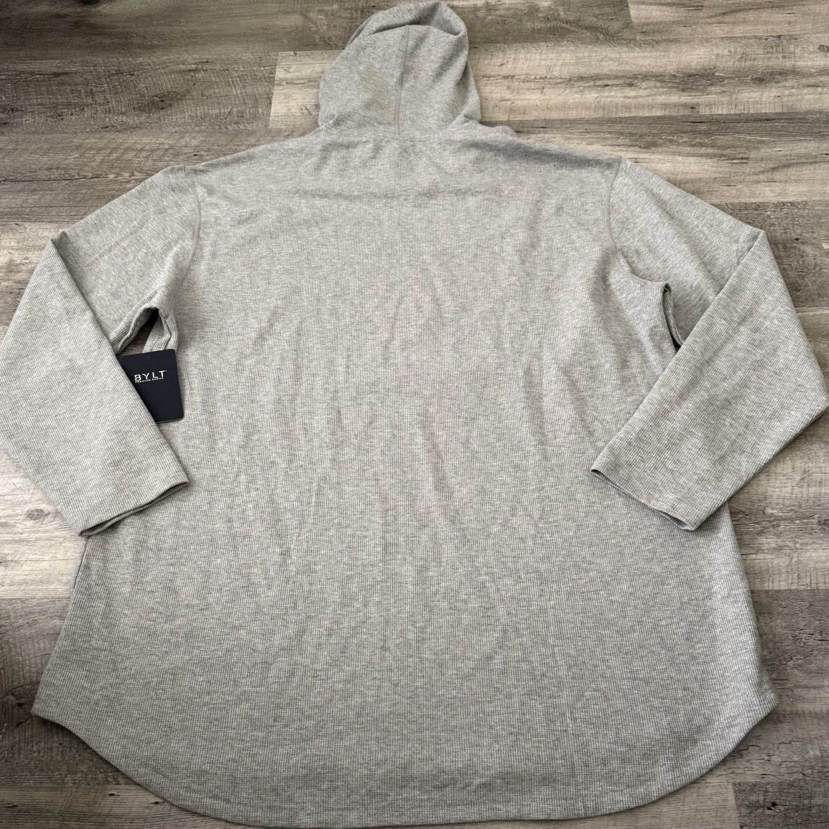 Asics BYLT Premium Basics Thermal Hooded Drop Cut Pullover Mens 3XL Heather Gray NEW Size US XXL / EU 58 / 5 - 5 Thumbnail