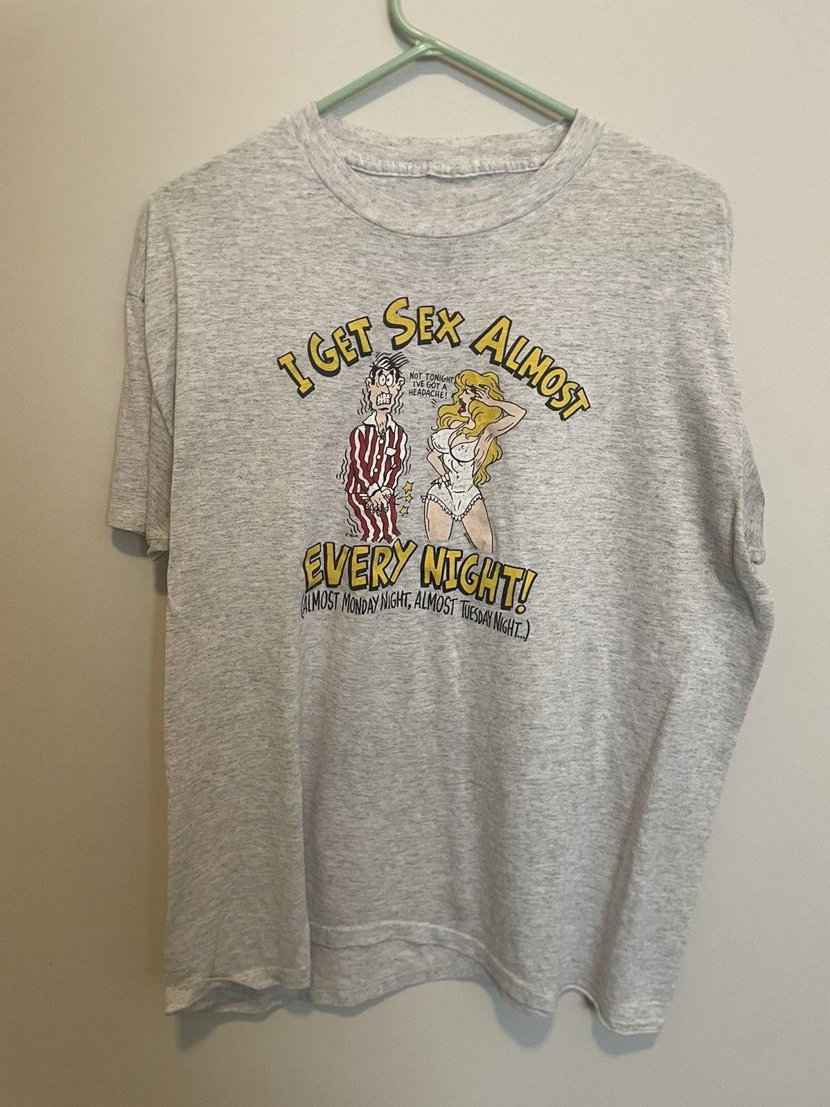 Other Super Funny Vintage Vulgar Tee Size US L / EU 52-54 / 3 - 1 Thumbnail