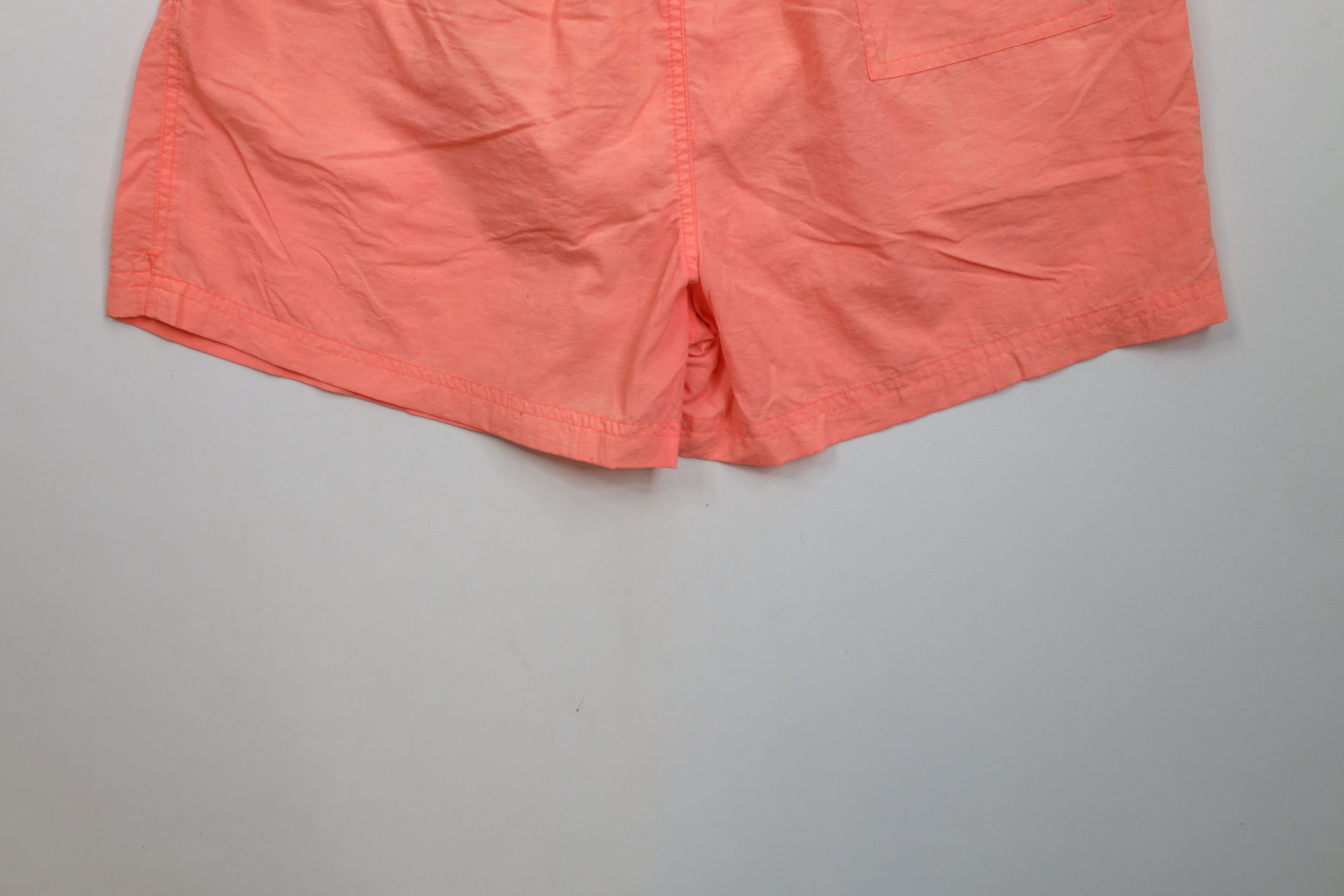 Vintage Vintage 90s Streetwear Above Knee Shorts Swim Trunks Coral Size US 36 / EU 52 - 11 Thumbnail