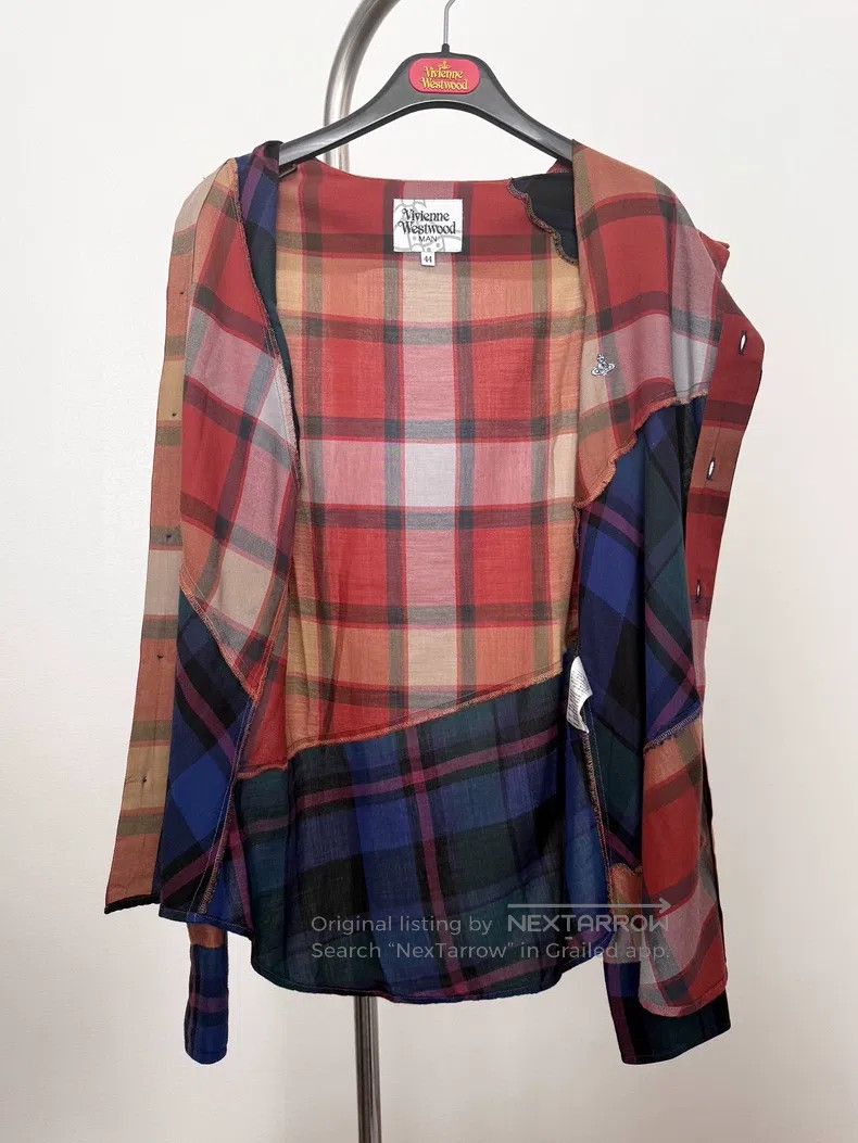 Vivienne Westwood Vivienne Westwood Vintage checkered deformed shirt, drunka Size M / US 6-8 / IT 42-44 - 6 Thumbnail