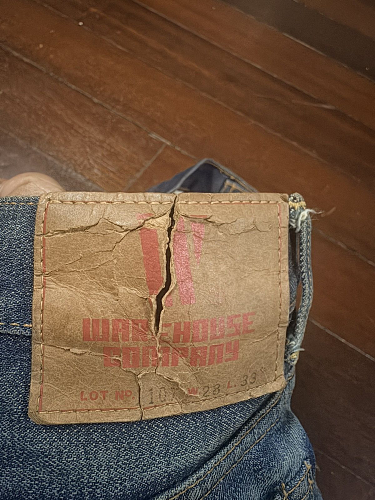 Warehouse Rare vintage Warehouse 107 nice feded rework distressed Size US 29 - 20 Thumbnail