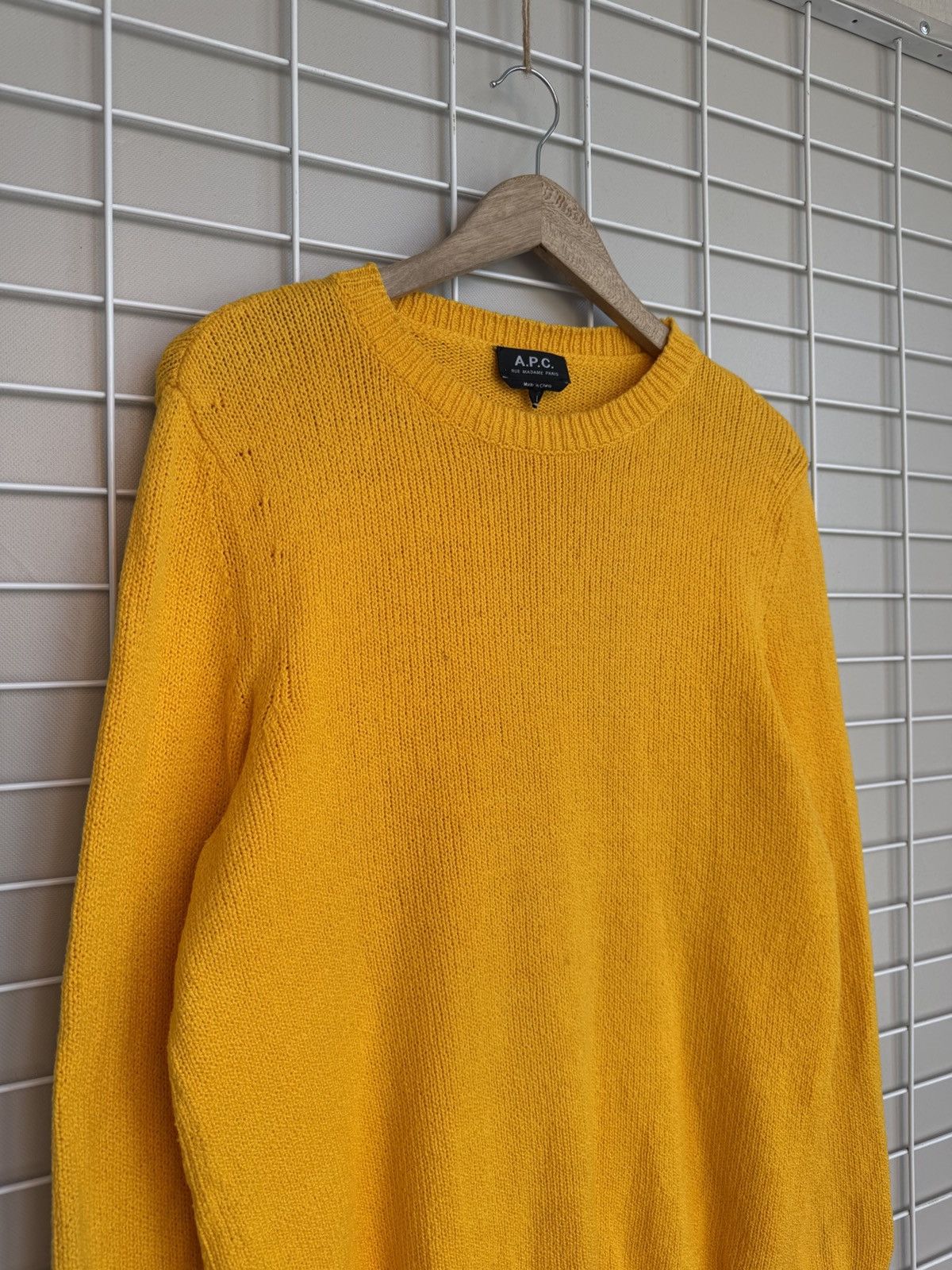 A.P.C. A.P.C. Knit Sweater Mens Size L Crew Neck Colorful Jumper Size US L / EU 52-54 / 3 - 3 Thumbnail