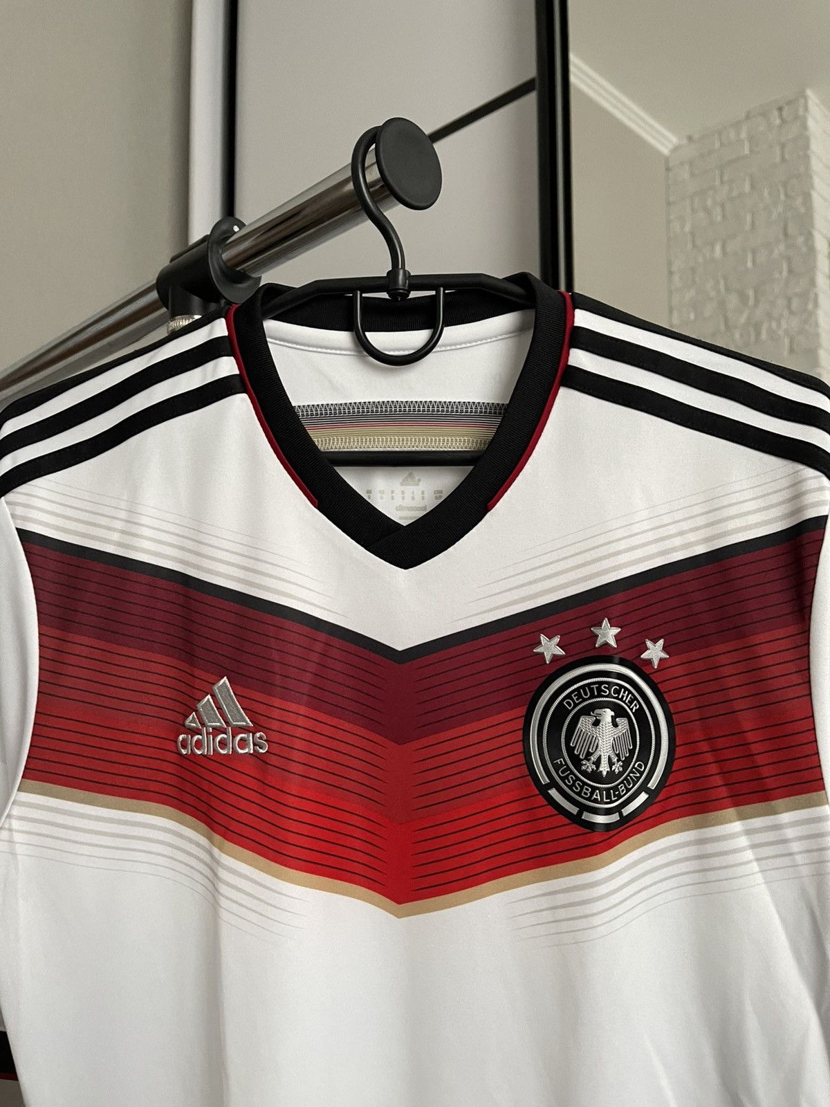 Adidas 2014/2015 Adidas Germany Soccer Jersey T-Shirt Tee Size US S / EU 44-46 / 1 - 6 Thumbnail