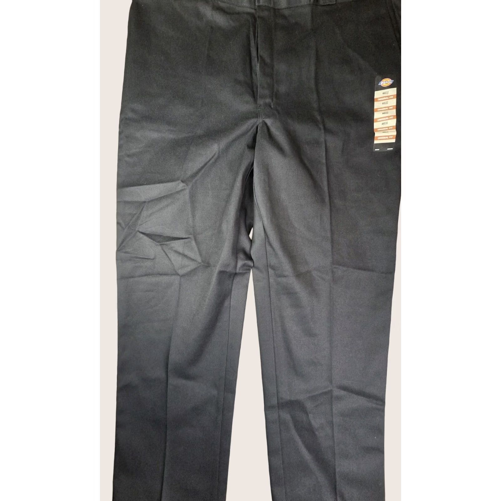 Dickies Dickies 874 Dickies Men’s Pants 874 Original Fit Black 44x32 Workwear NWT New Flat Front Belt Loops Inseam 32 Mens Pants Size US 44 / EU 60 - 1 Thumbnail