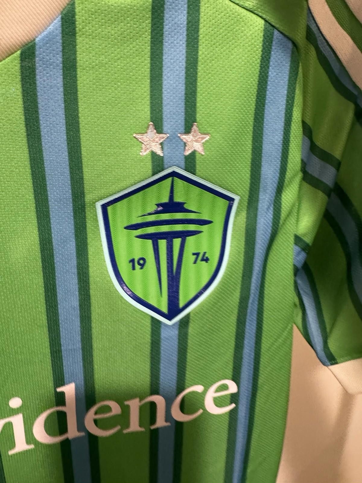 Adidas New Mens Seattle Sounders FC 2024/25 Home Jersey Size ONE SIZE - 3 Thumbnail