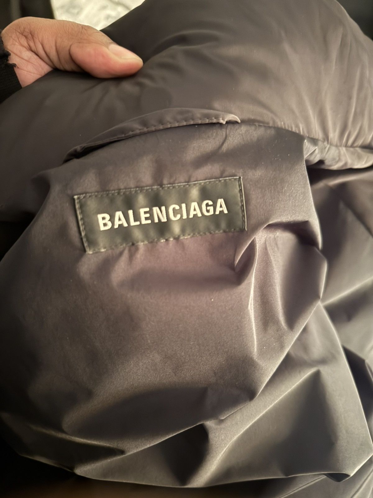 Balenciaga Balenciaga Coat (PUFFER LIGHT TECHNICAL MICRO FAILLE BLACK) Size US M / EU 48-50 / 2 - 9 Thumbnail