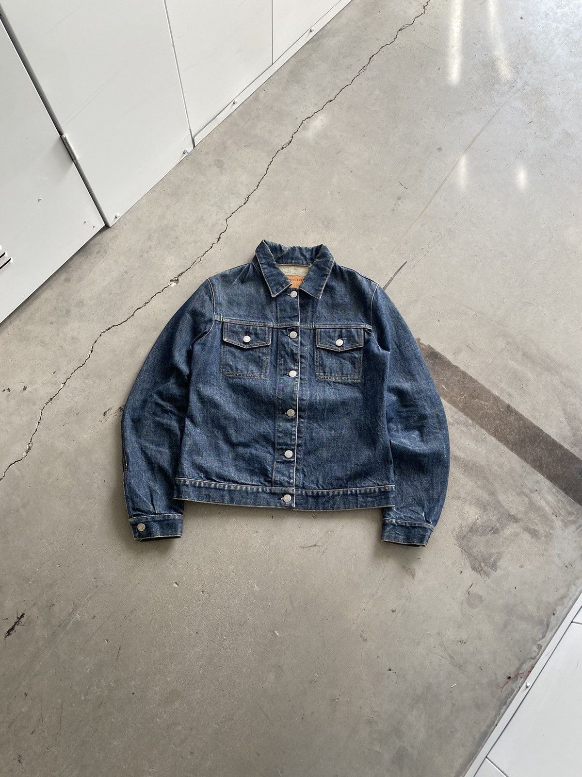 HELMUT LANG 1998 本人期DENIM TRUCKER サイズ48 HELMUT LANG(ヘルムートラング) デニムジャケット 1998年 本人期