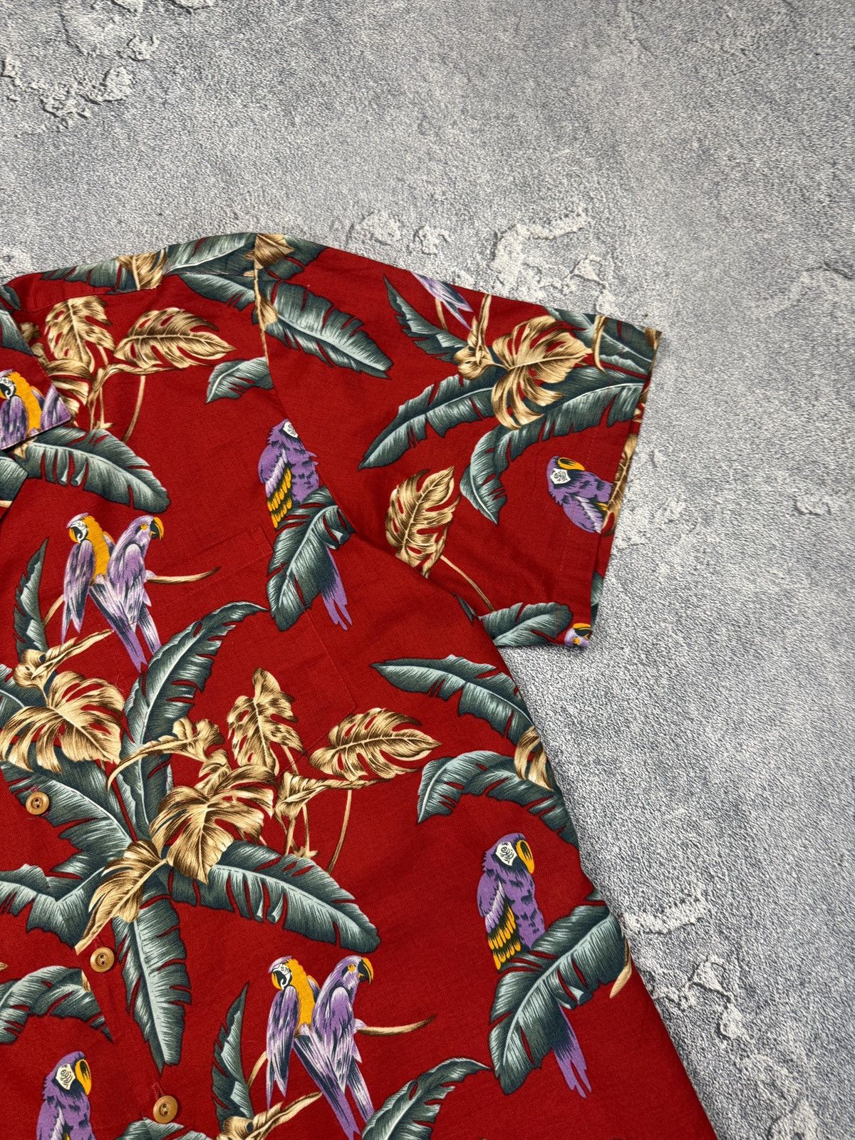 Other Paradise Found Parrot Hawaiian Shirt Magnum PI VTG 80s 90s Size US XL / EU 56 / 4 - 3 Thumbnail