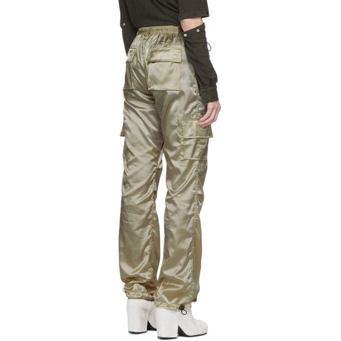 Ottolinger Satin Nylon Tan Cargo Pants Size US 30 / EU 46 - 9 Thumbnail