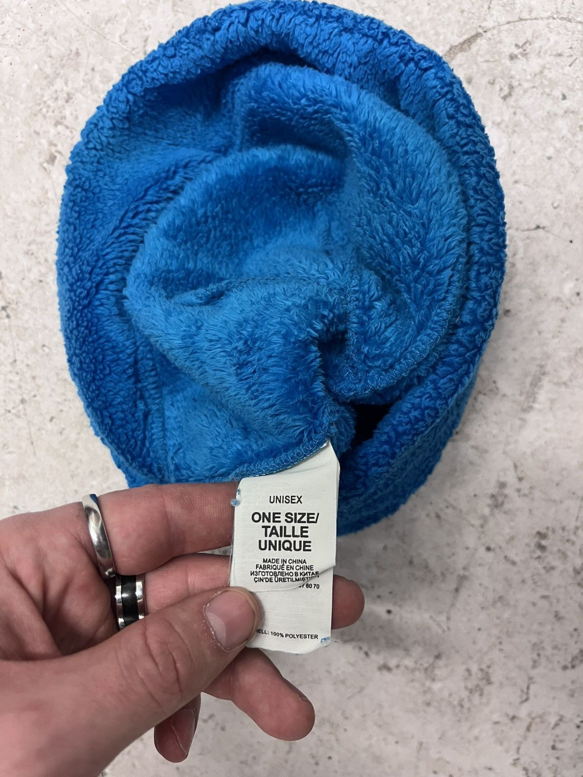 The North Face The north face y2k blue fuzzy beanie Size ONE SIZE - 3 Thumbnail