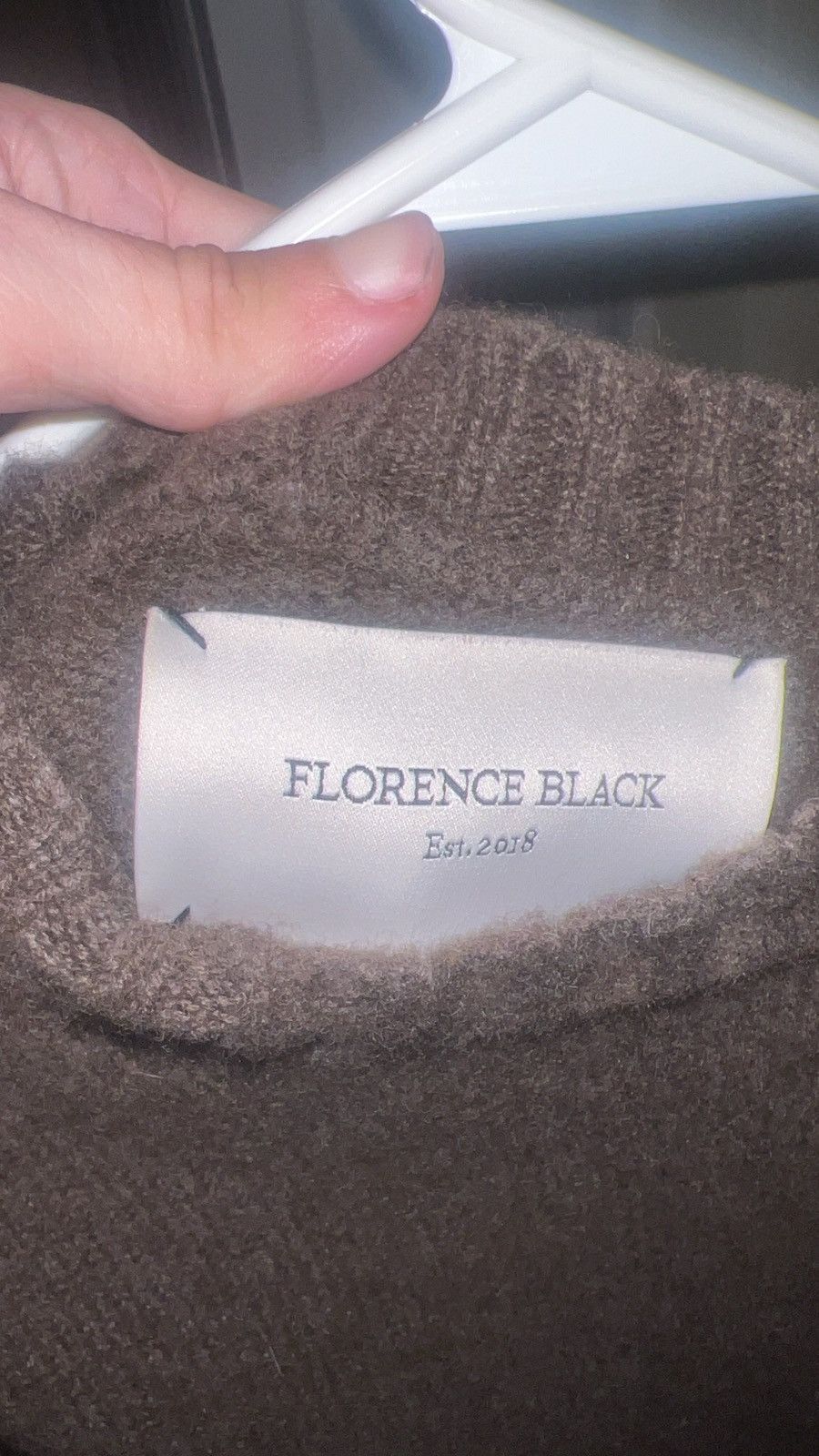 Florence Black Florence black brown knit sweater Size US M / EU 48-50 / 2 - 3 Thumbnail