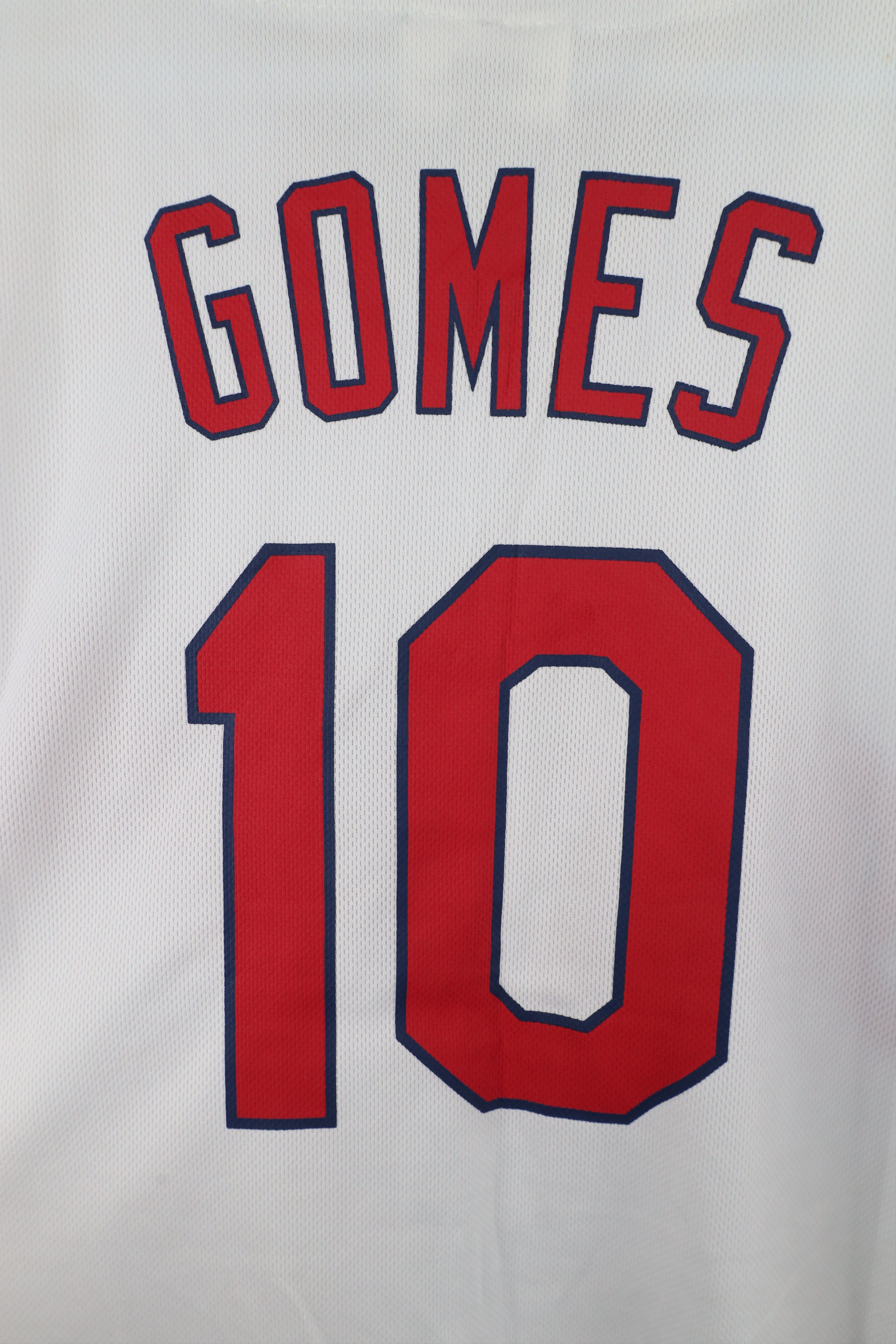 Vintage Vintage Cleveland Indians Baseball Jersey White Polyester Size US XL / EU 56 / 4 - 9 Thumbnail