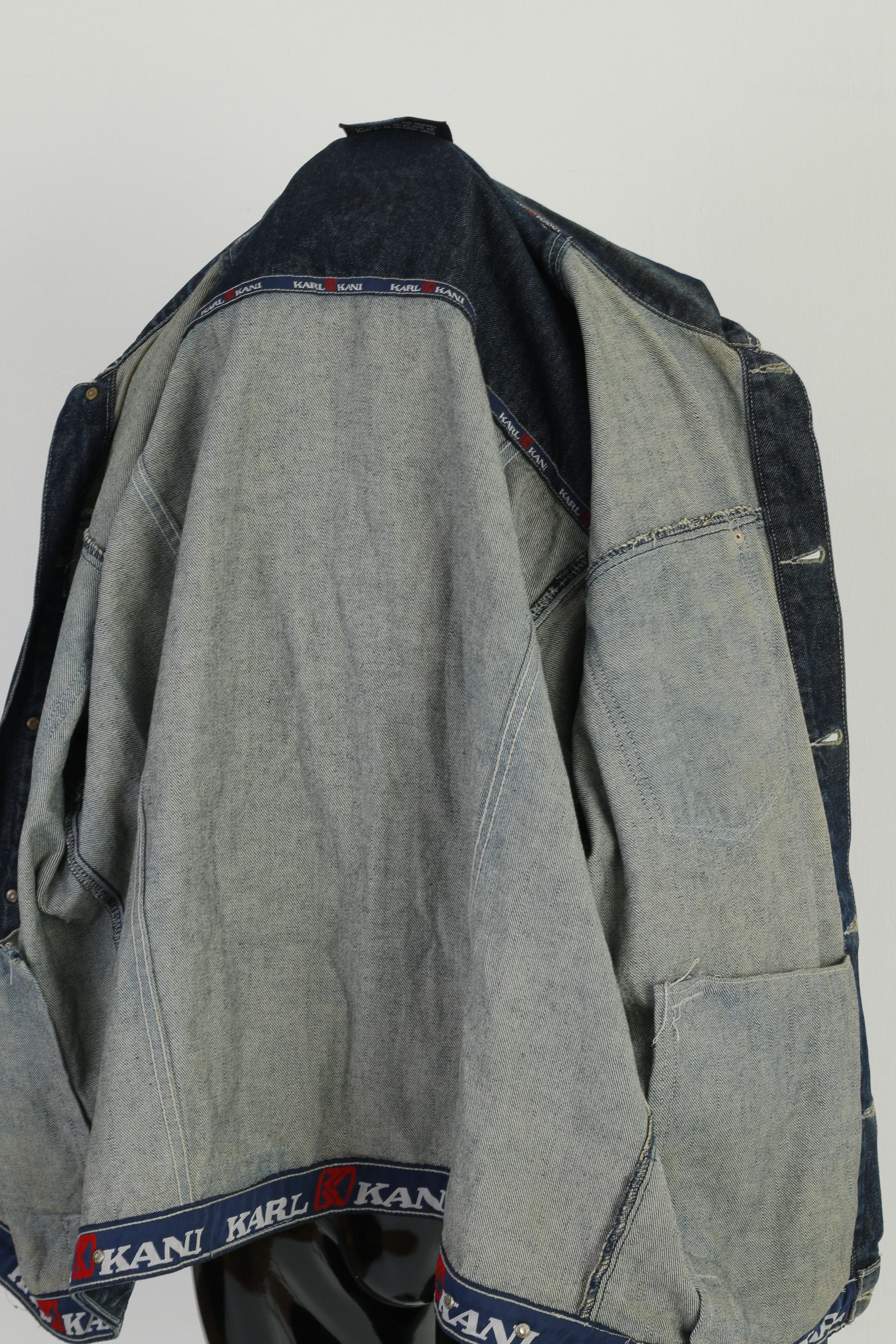Karl Kani Vintage Karl Kani 3XL Denim Jacket Navy Cotton 0419 Size US XXL / EU 58 / 5 - 8 Thumbnail