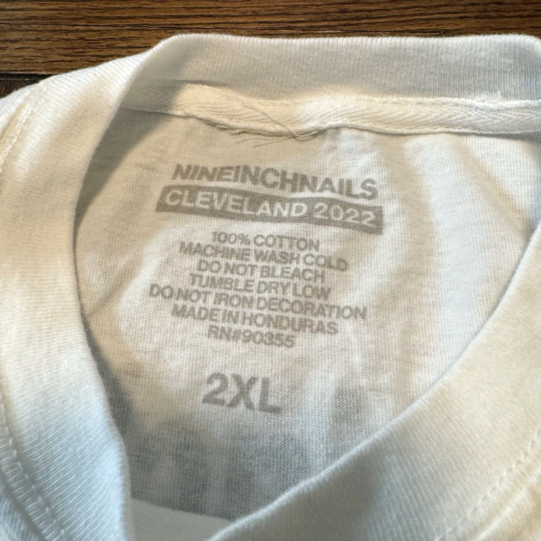 Vintage NIN Nine Inch Nails Blossom Music Center Cleveland Ohio 2022 T Shirt XXL New Size US XXL / EU 58 / 5 - 3 Thumbnail