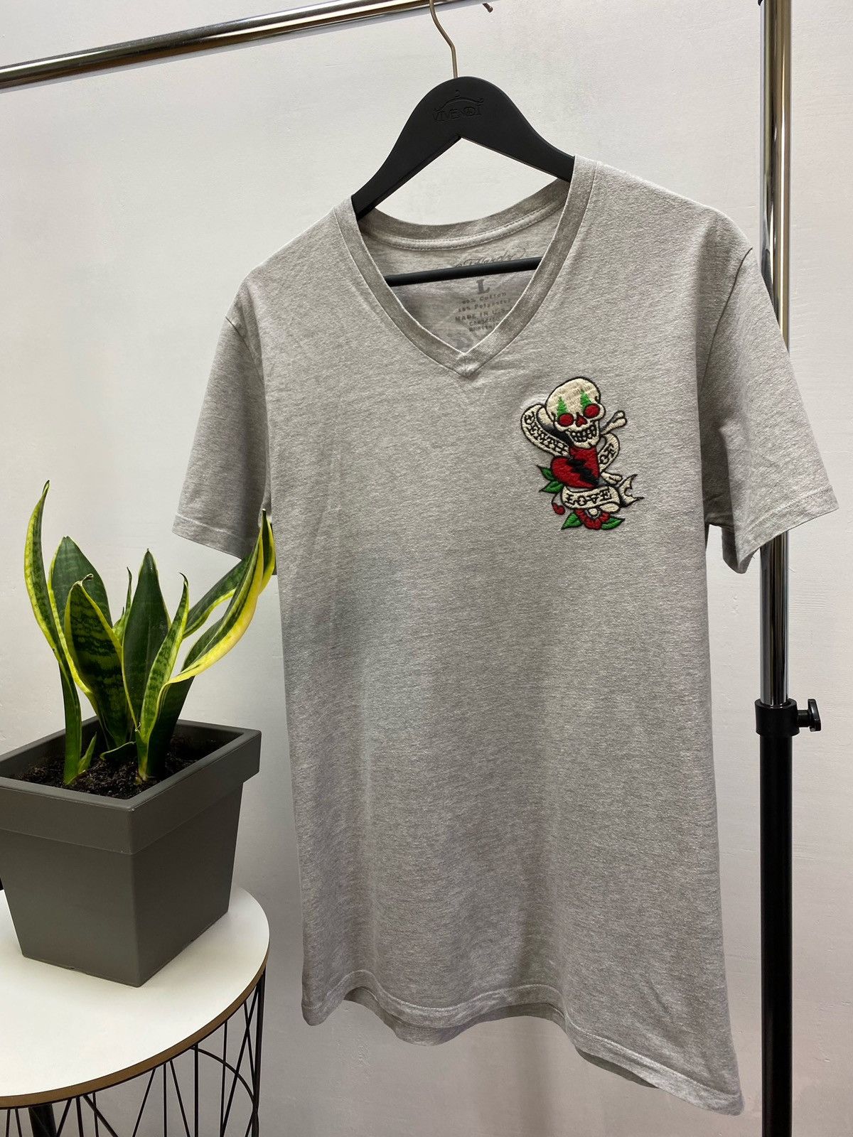 Christian Audigier × Ed Hardy Vintage 00’s Ed Hardy Hype T-Shirt Size US L / EU 52-54 / 3 - 2 Thumbnail