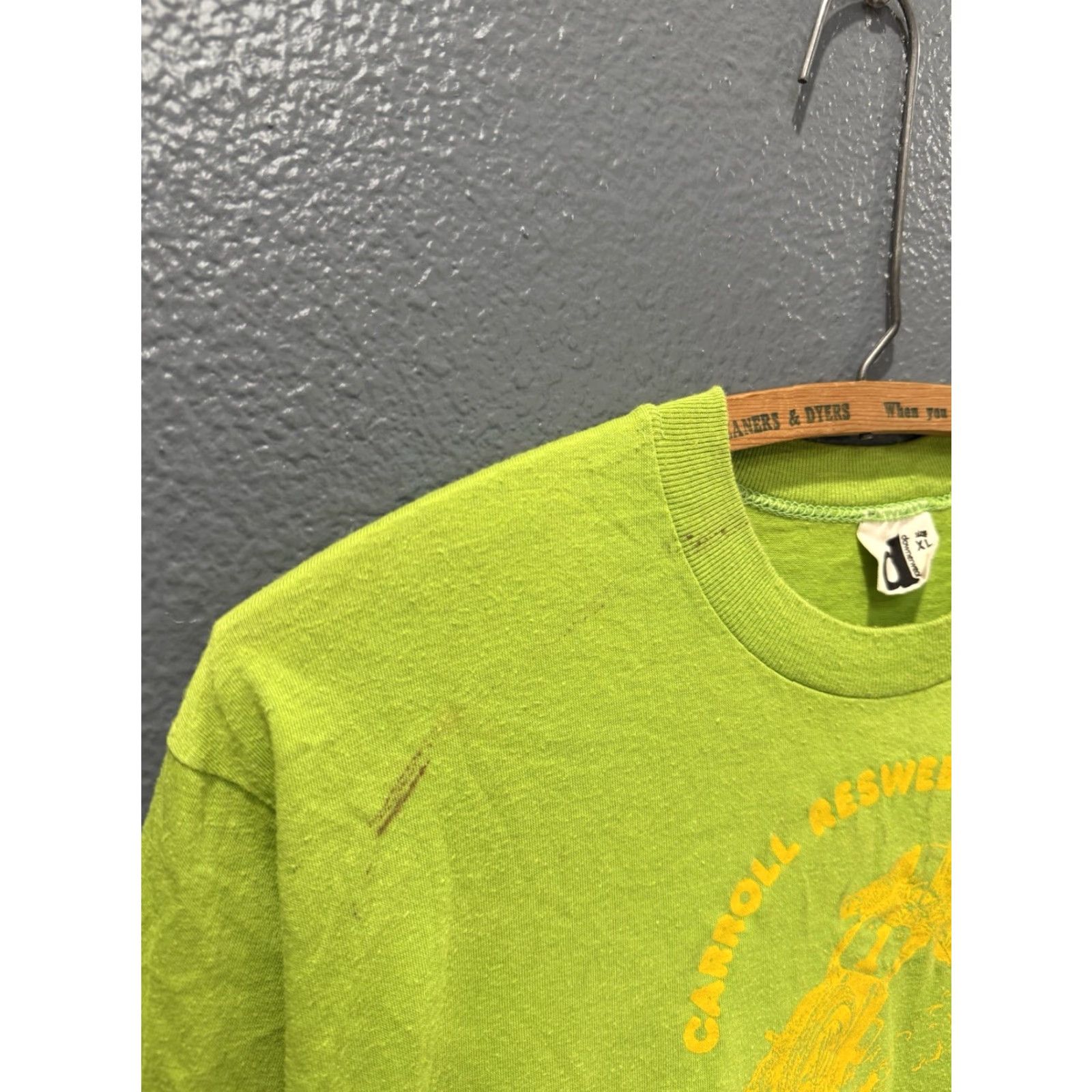 Vintage VINTAGE 1980s Carroll Resweber Classic Motorcycle Racing Green Shirt XL AMA Mens Size US XL / EU 56 / 4 - 3 Thumbnail