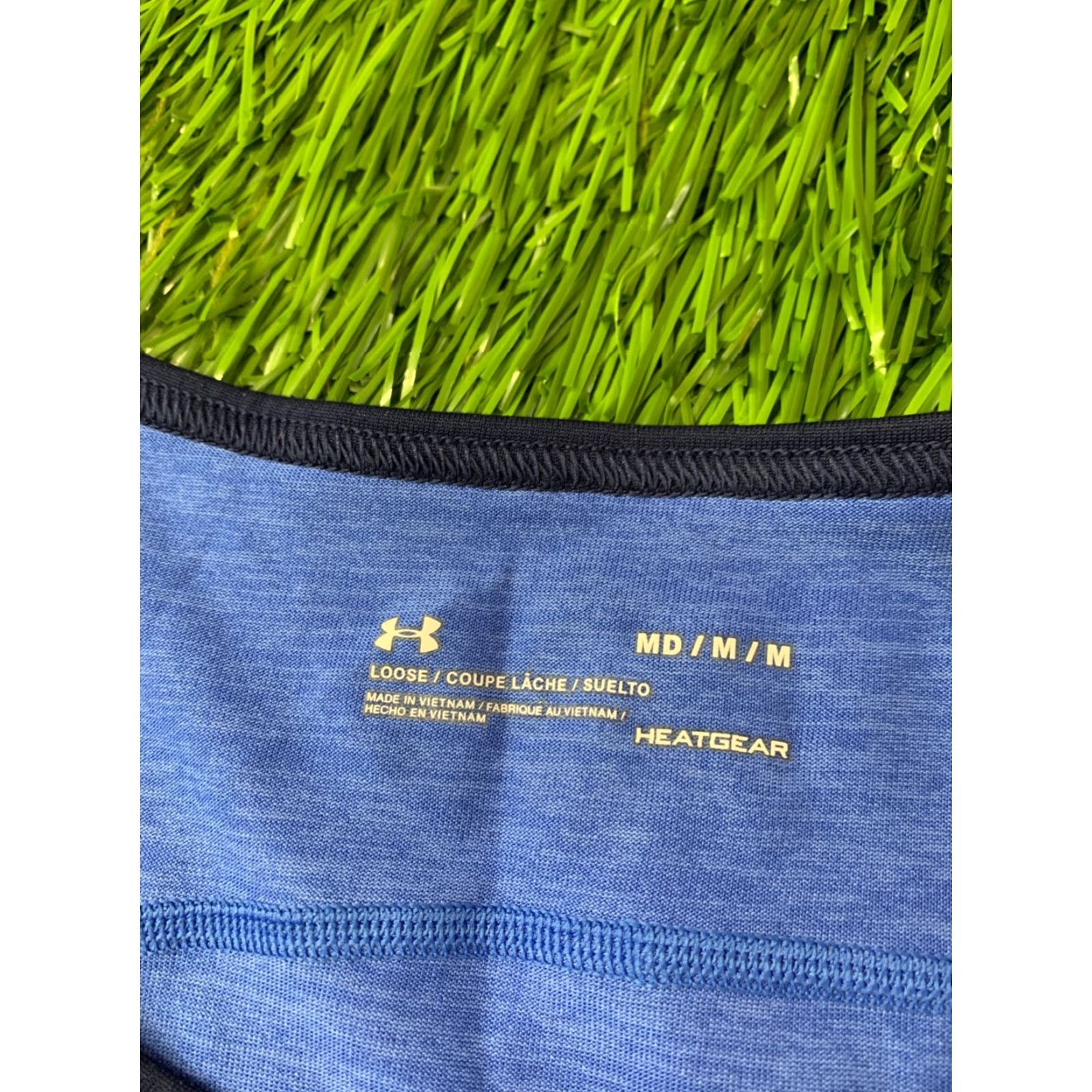 Under Armour Under Armour HeatGear 2018 Vest Shirt Men M Navy Blue Black Sleeveless Tank Jersey Base Layer Sports 2018 Size US M / EU 48-50 / 2 - 5 Thumbnail