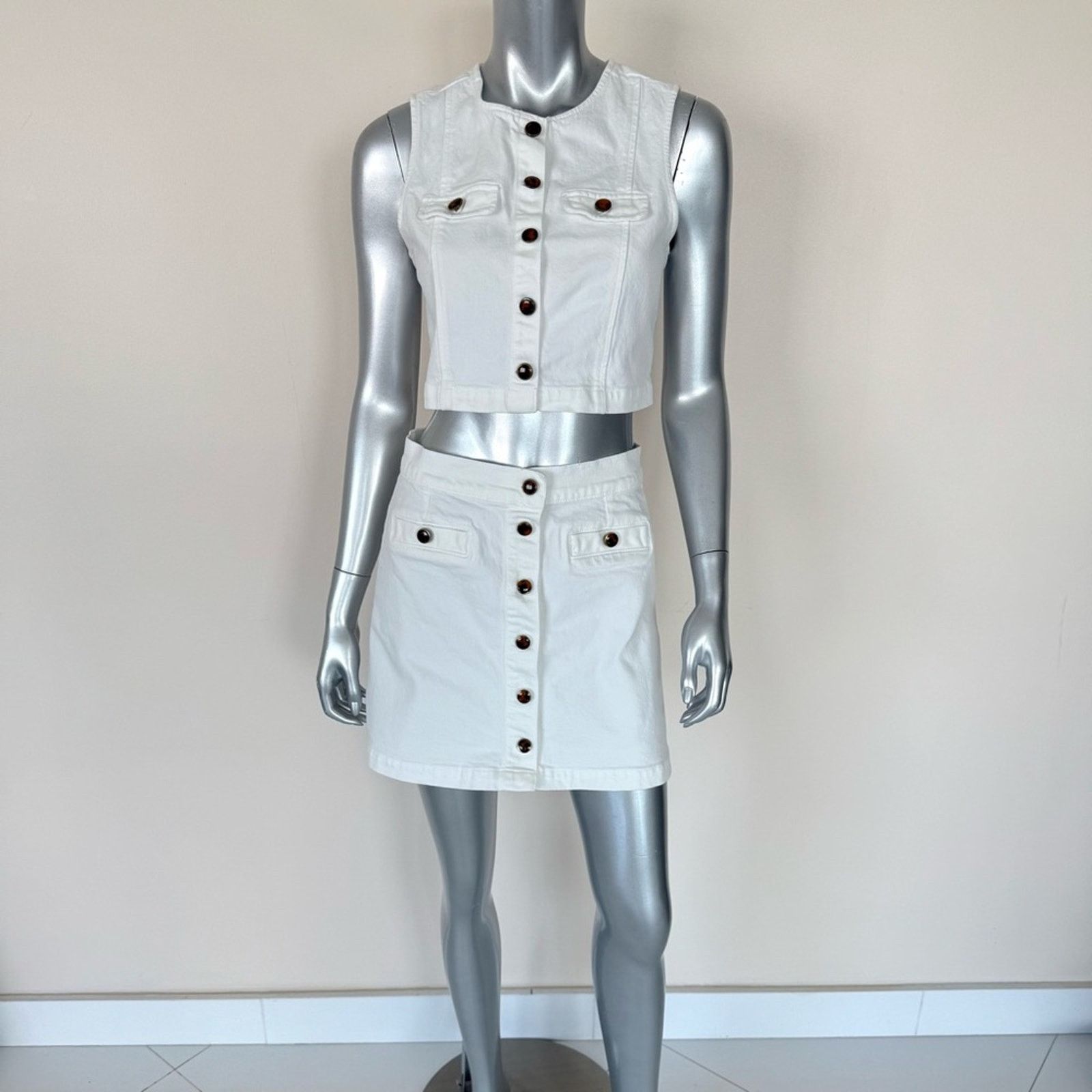 Reformation Reformation 2 pieces set skirt/top size 6 US Retail 250$ Size M / US 6-8 / IT 42-44 - 1 Thumbnail