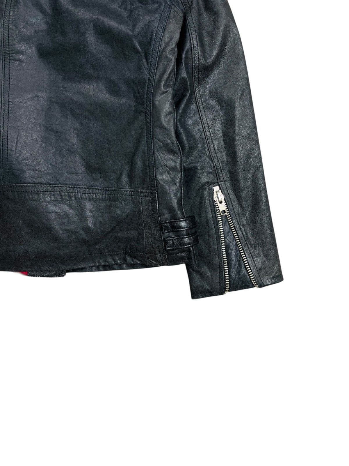 Ekam 2001 PPFM - Biker Leather Jacket Size US M / EU 48-50 / 2 - 6 Thumbnail