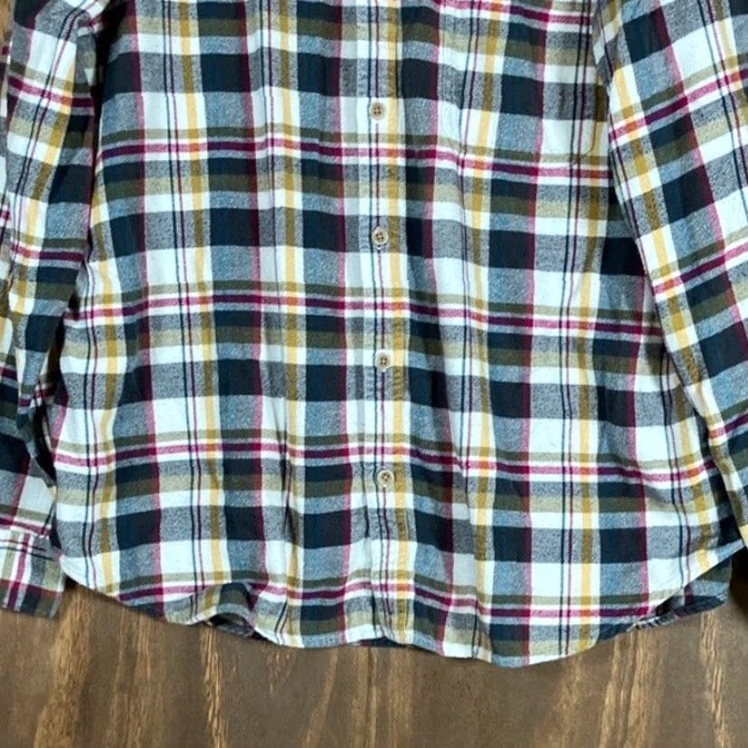 Vintage VINTAGE Woolrich Mens Shirt Button-Up Plaid Flannel Cotton 2XL White Gentlemen Casual Outdoors Workwear Size US XXL / EU 58 / 5 - 3 Thumbnail
