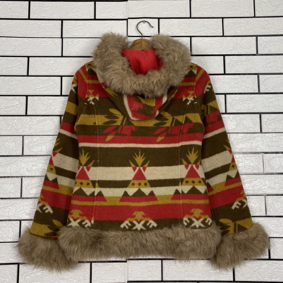 Hysteric Glamour Ozone Community Faux Fur Jacket Striped Design Size US M / EU 48-50 / 2 - 9 Thumbnail