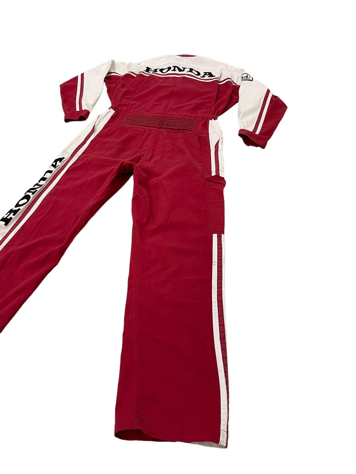 Honda Vtg 90s Honda Jumpsuit Overalls Japan Motorsports 5🟩1 Size US 33 - 4 Thumbnail