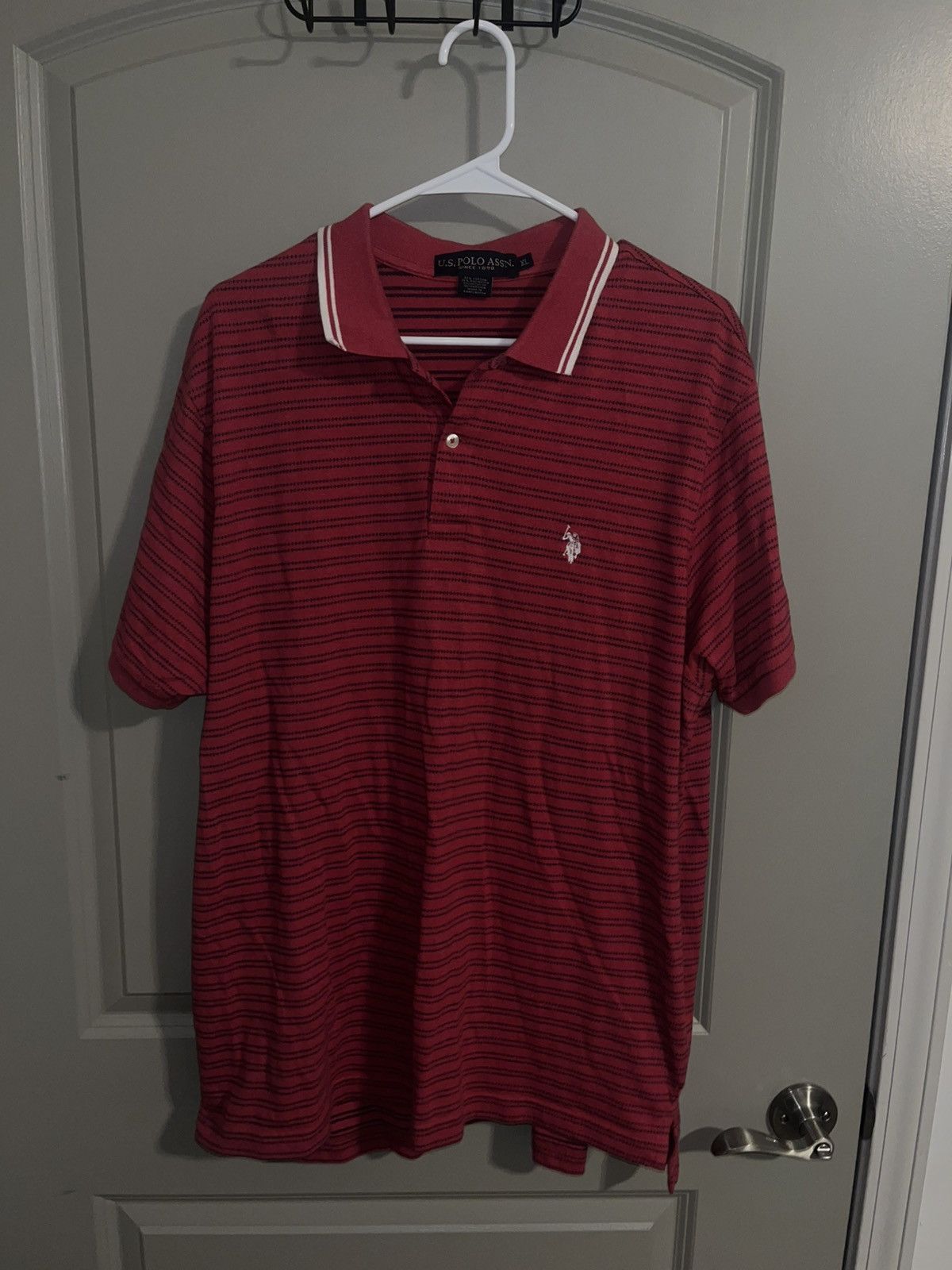 Polo Ralph Lauren Ralph Lauren red/navy stripe polo Size US XL / EU 56 / 4 - 1 Thumbnail