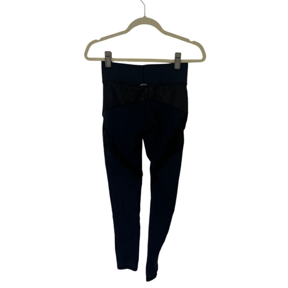 Other Michi SZ M navy blue and black mesh Leggings Size 28" / US 6 / IT 42 - 3 Thumbnail