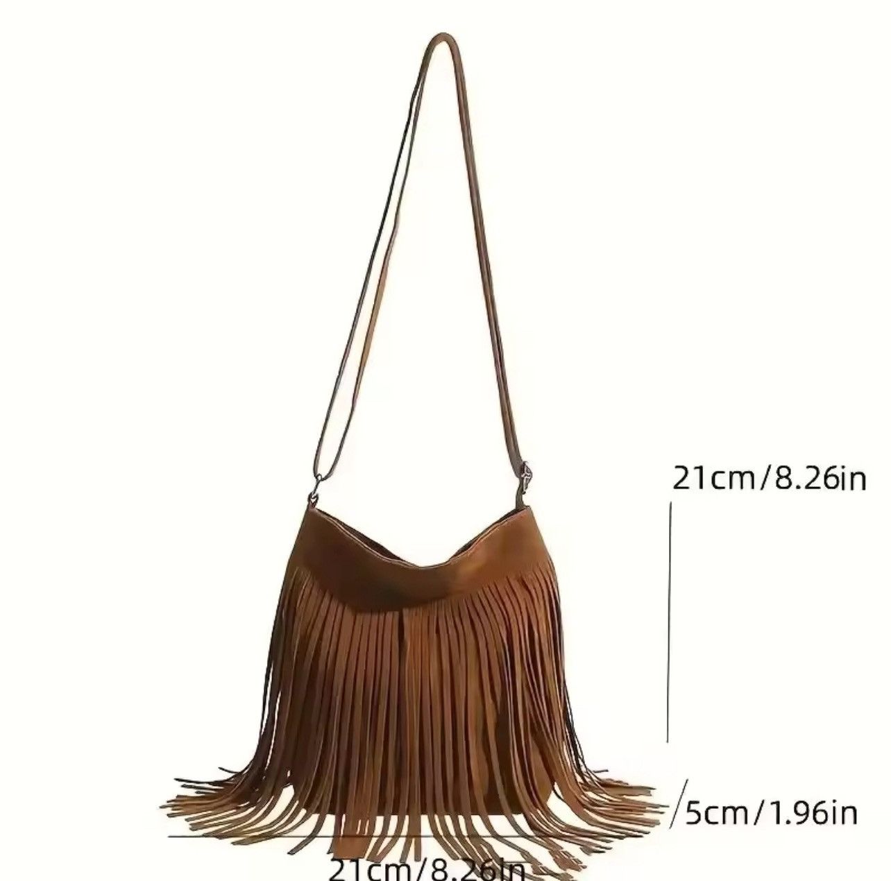 Japanese Brand × Vintage Boho Style Fringe Crossbody Bag Size ONE SIZE - 5 Thumbnail