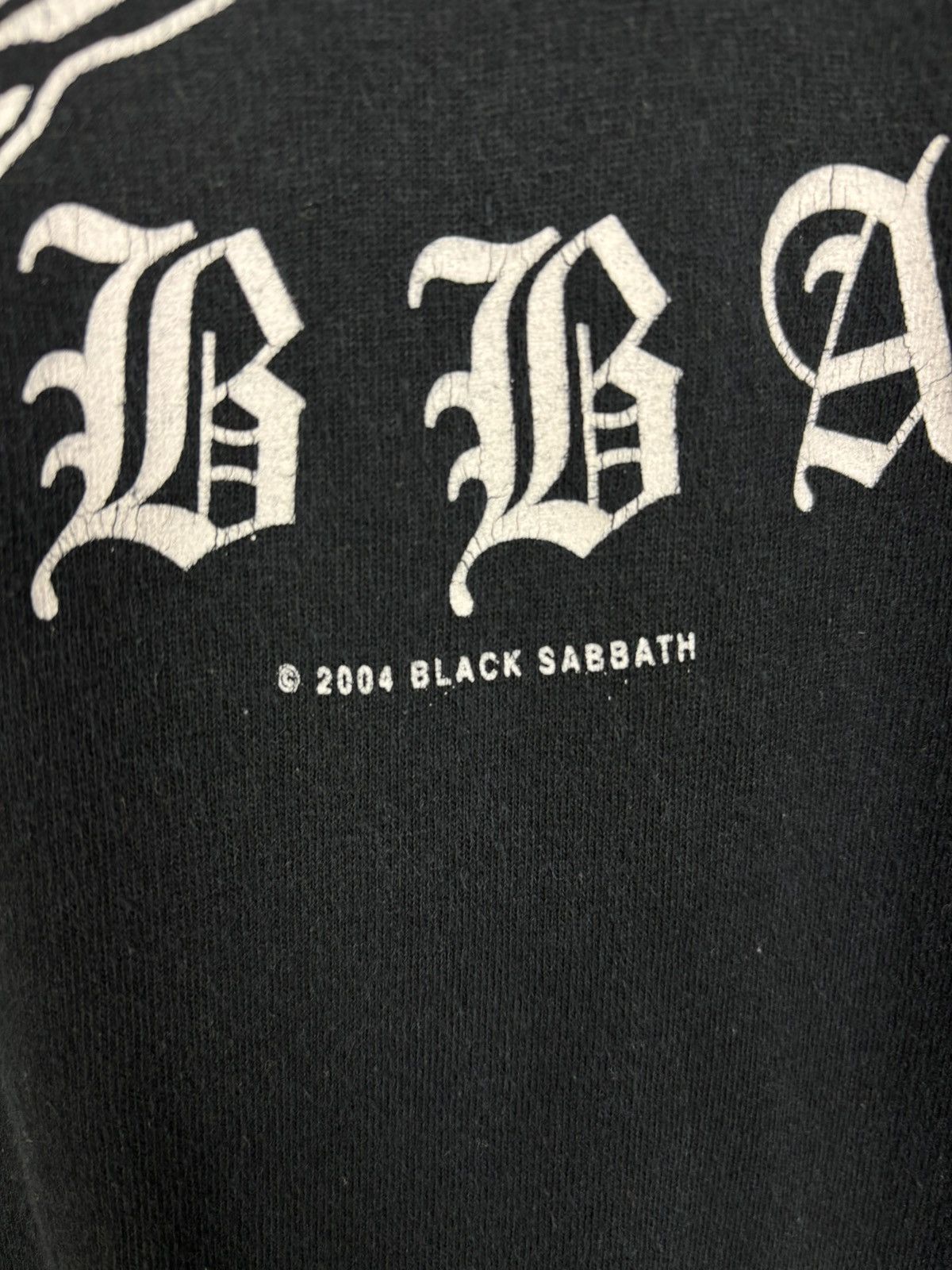 Band Tees 00s Black Sabbath Ozzy 2004 Devil Logo T-Shirt Black M Size US M / EU 48-50 / 2 - 3 Thumbnail