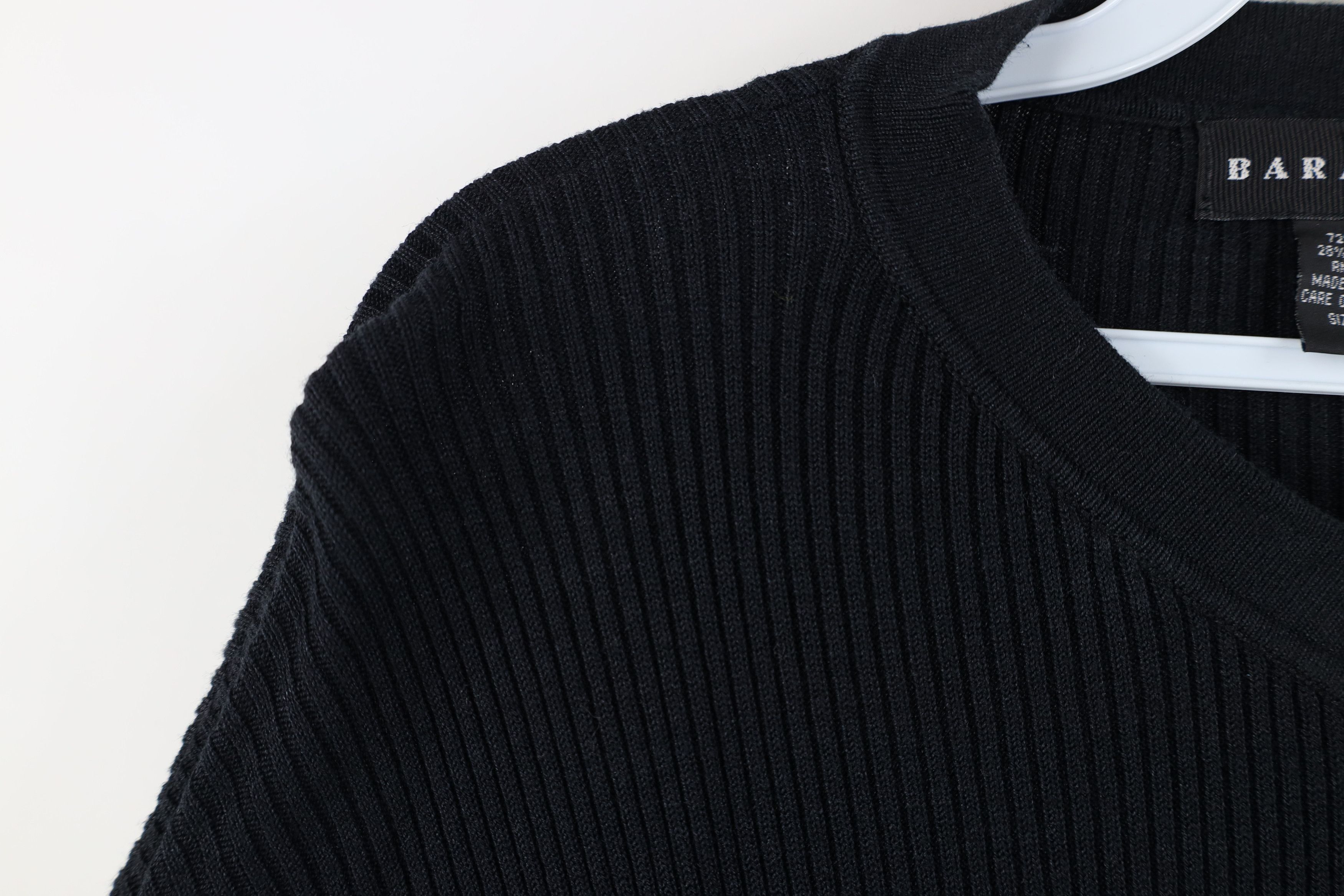 Vintage Vintage 90s Streetwear Silk Blend Ribbed Knit Sweater Size US XL / EU 56 / 4 - 5 Thumbnail