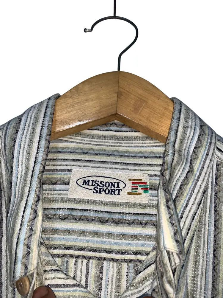 Missoni Vintage Missoni zig zag pattern button down shirt Size US L / EU 52-54 / 3 - 9 Thumbnail