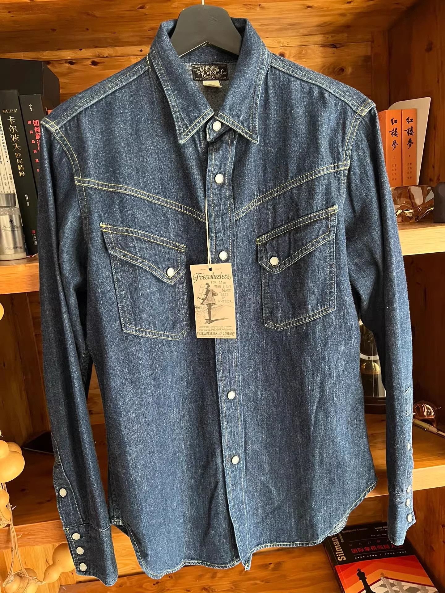 Freewheelers Freewheelers 2013 Denim Western Shirt Size US M / EU 48-50 / 2 - 2 Thumbnail