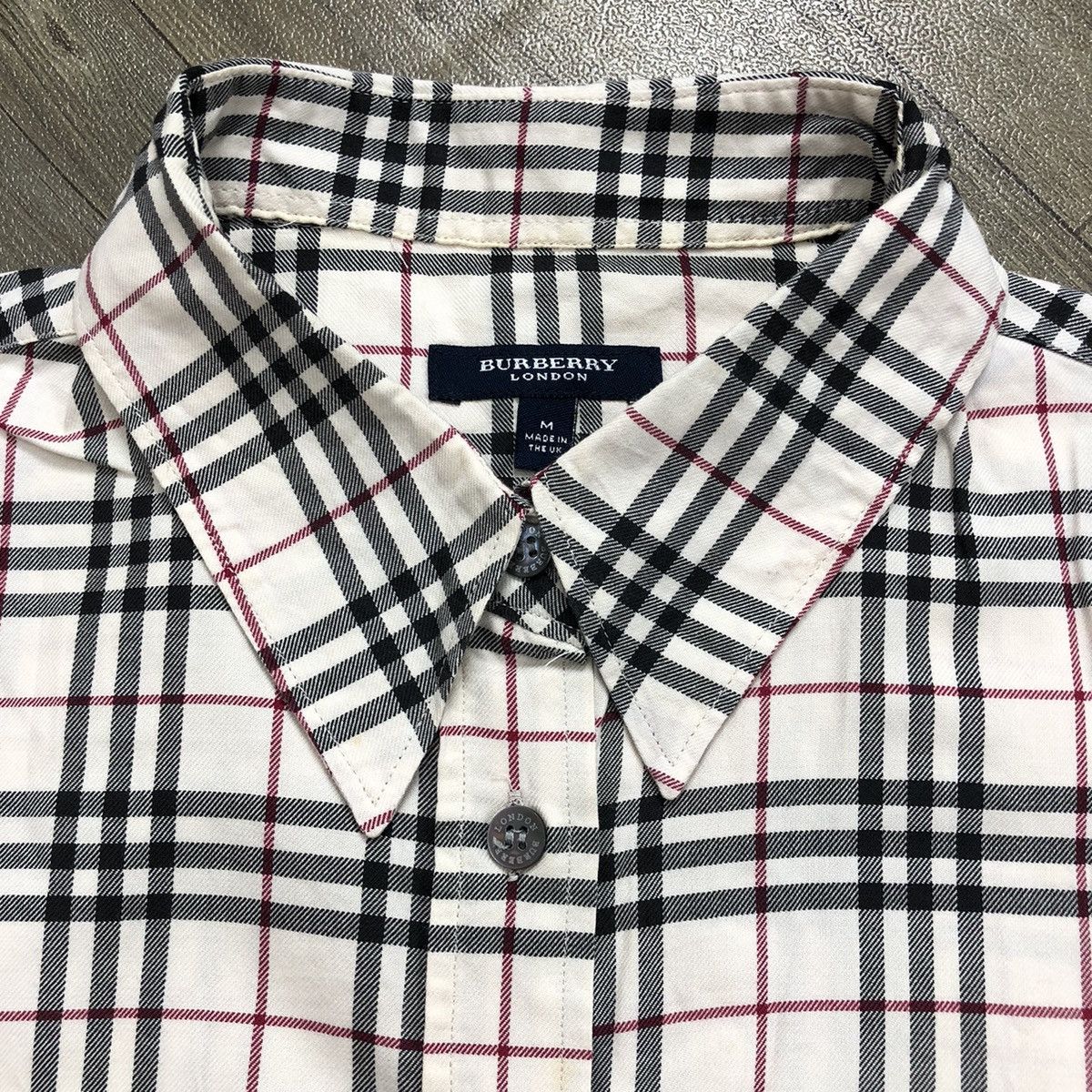 Burberry × Japanese Brand × Vintage Burberry London Nova Check Button Shirt Women Size M / US 6-8 / IT 42-44 - 3 Thumbnail