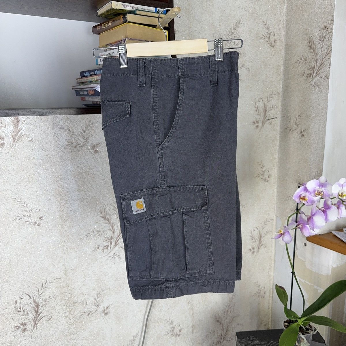 Carhartt × Carhartt Wip × Vintage 💥Vintage Carhartt WIP Baggy Regular Cargo Bermuda Shorts 90s Size US 34 / EU 50 - 12 Thumbnail